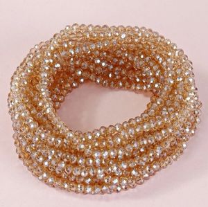 Champagne Gold 6mm Glass Beads (300pcs) Loose beads